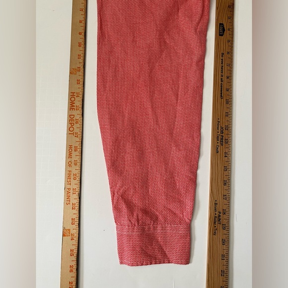 Lands End Shirt Mens XL 17- 17 1/2 Button Down Long Sleeve geometric print - Picture 6 of 12